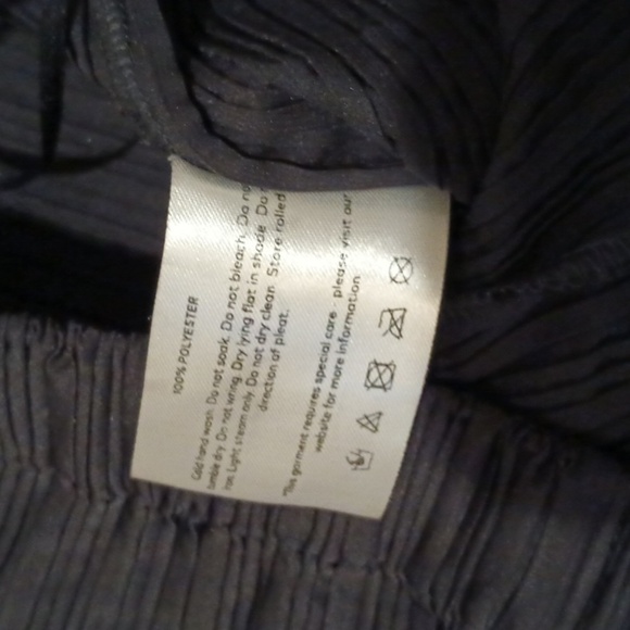 Arthur Black Gathered Pleated Ribbed Flare Leg Pants A6 - Picture 6 of 8